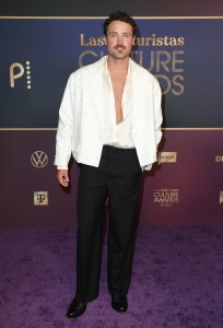Dylan Efron at the Las Culturistas Culture Awards held at The Orpheum on July 17, 2025 in Los Angeles, California.