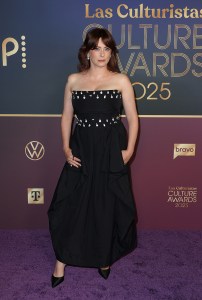 Rachel Bloom at the Las Culturistas Culture Awards held at The Orpheum on July 17, 2025 in Los Angeles, California.