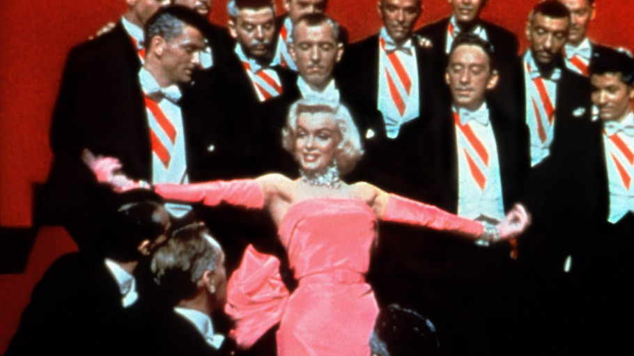 Marilyn Monroe in "Gentlemen Prefer Blondes."