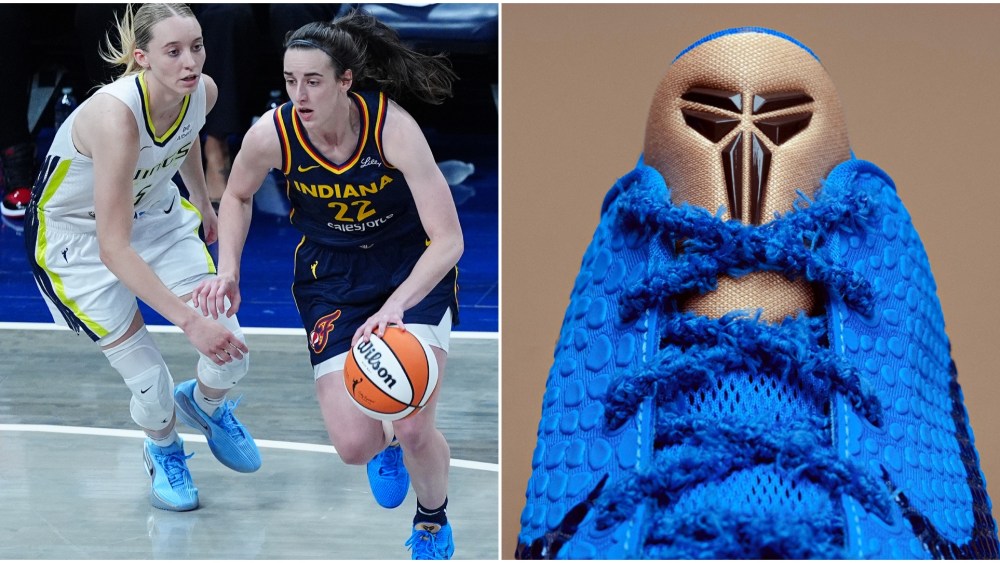 Paige Bueckers, Caitlin Clark, Nike Kobe sneakers