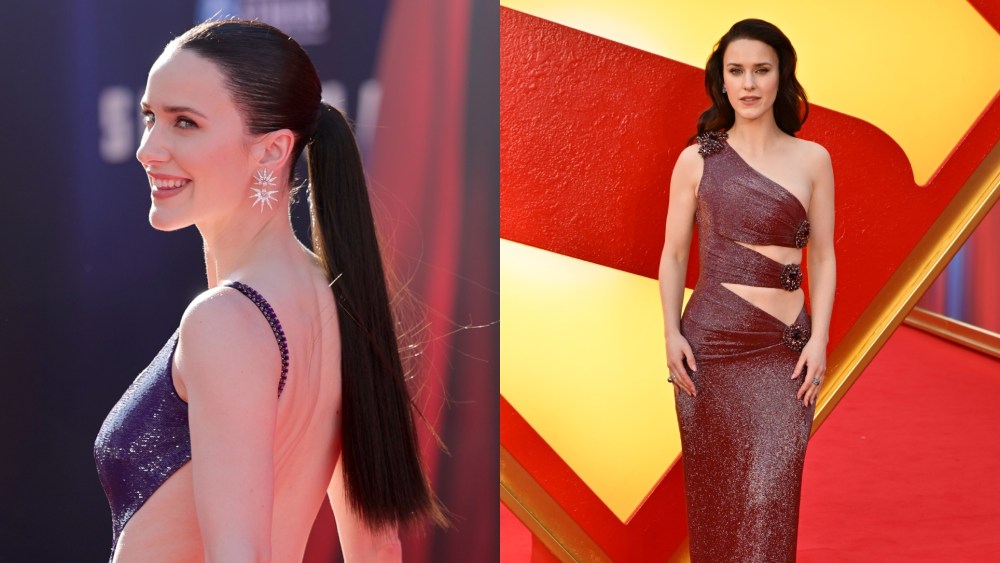 Rachel Brosnahan's 'Superman' press tour style.