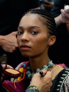 Backstage at RVDK Ronald van der Kemp Fall 2025 Couture at Paris Couture Week