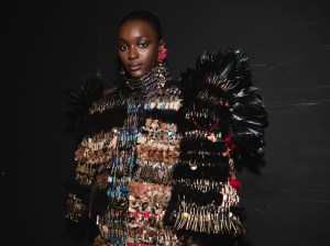 Backstage at RVDK Ronald van der Kemp Fall 2025 Couture at Paris Couture Week