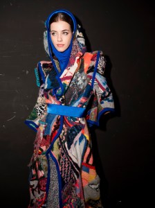 Backstage at RVDK Ronald van der Kemp Fall 2025 Couture at Paris Couture Week