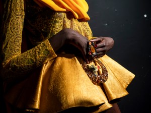 Backstage at RVDK Ronald van der Kemp Fall 2025 Couture at Paris Couture Week