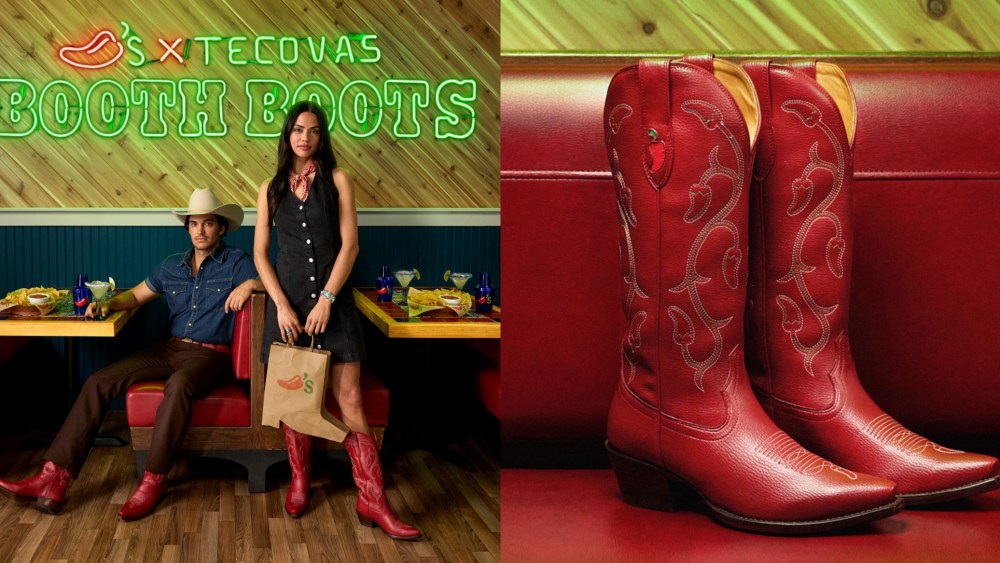 Tecovas has partnered with Chili's Grill & Bar to create booth-inspired boots.