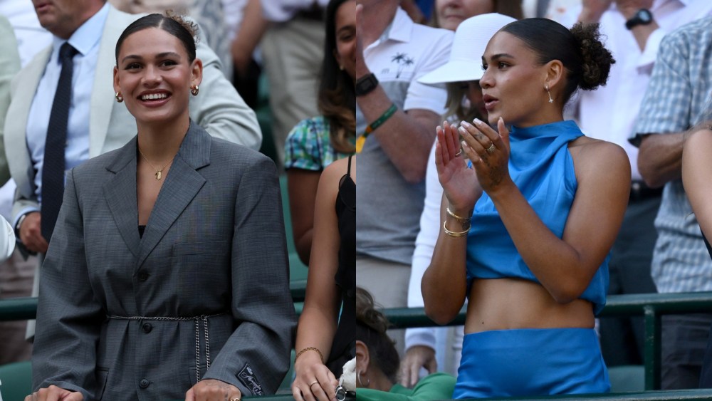 Trinity Rodman at Wimbledon.