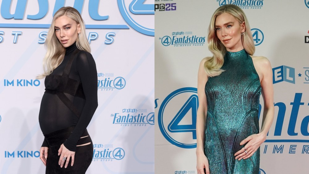Vanessa Kirby's 'Fantastic Four' promo tour maternity style.