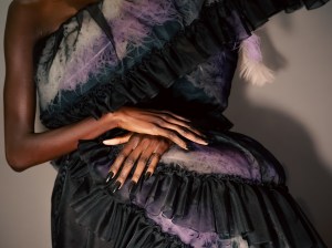 Backstage at Viktor&Rolf Fall 2025 Couture at Paris Couture Fashion Week