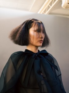 Backstage at Viktor&Rolf Fall 2025 Couture at Paris Couture Fashion Week