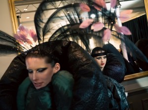 Backstage at Viktor&Rolf Fall 2025 Couture at Paris Couture Fashion Week