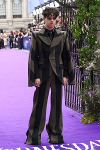 LONDON, ENGLAND - JULY 30: Isaac Ordonez attends the "Wednesday" Season 2, Part 1 premiere at Central Hall, Westminster on July 30, 2025 in London, England. (Photo by Tristan Fewings/Getty Images)