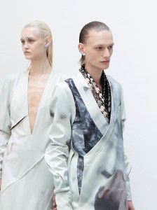 Backstage at Yuima Nakazato Fall 2025 Couture at Paris Couture Fashion Week
