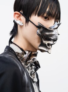 Backstage at Yuima Nakazato Fall 2025 Couture at Paris Couture Fashion Week