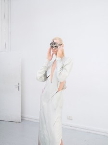 Backstage at Yuima Nakazato Fall 2025 Couture at Paris Couture Fashion Week