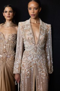 Backstage at Zuhair Murad Fall 2025 Couture at Couture Fashion Week