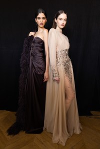 Backstage at Zuhair Murad Fall 2025 Couture at Couture Fashion Week