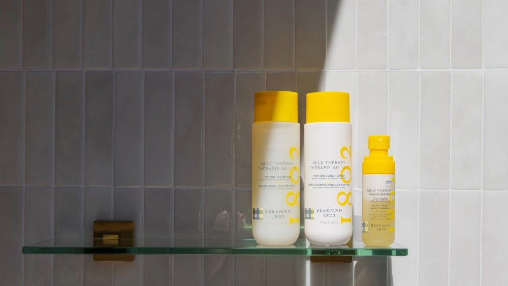 Beekman 1802's debut hair care range.
