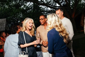 Christie Brinkley and Don Lemon