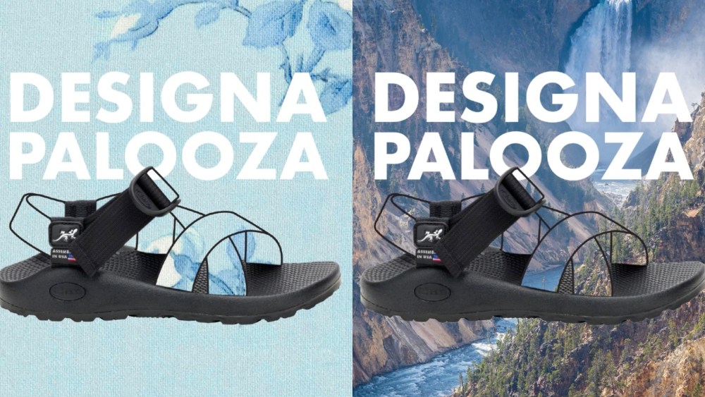 Stills from a video promoting Chaco's Designapalooza competition.