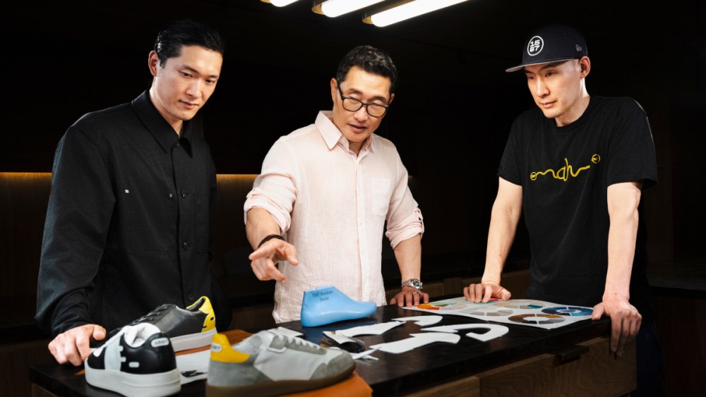 Daniel Dae Kim, 1587 Sneaker, left to right Sam Hyun, Daniel Dae Kim and Adam King