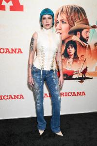 Halsey at Lionsgate’s "Americana" Los Angeles Special Screening held at Desert 5 Spot on August 03, 2025 in Los Angeles, California.