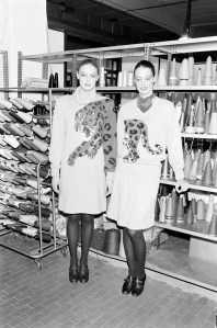 Krizia Fall 1985 Ready to Wear Advance with Designer (Photo by Michel Maurou/WWD/Penske Media via Getty Images)