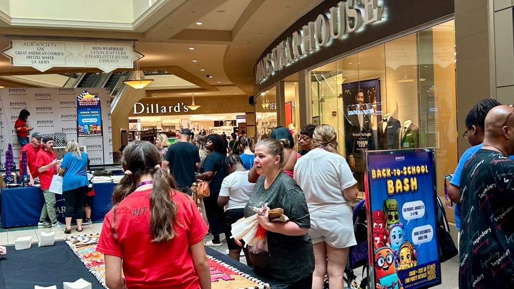 Parkway Place in Huntsville, Ala., part of CBL Properties' portfolio, stages a "Back-to-School Bash" on Aug. 9.