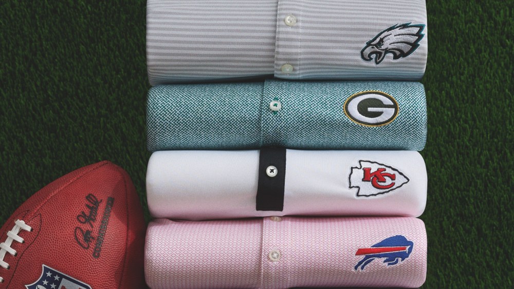 Shirts from the Johnnie-O collection for the NFL.