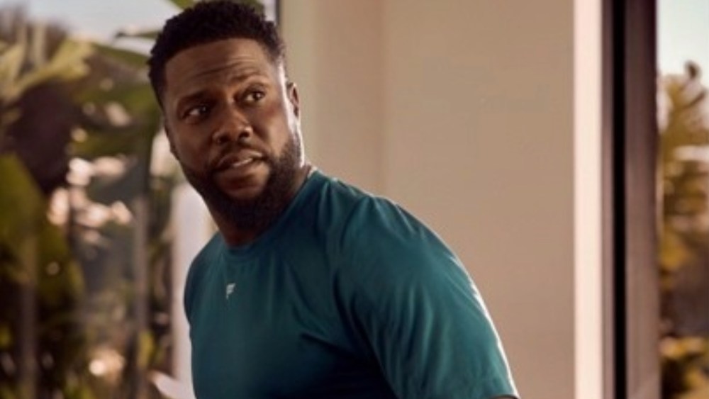 Kevin Hart in a promotional ad for Fabletics.