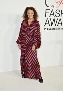 Diane von Furstenberg at the 2023 CFDA Fashion Awards held at the American Museum of Natural History on November 6, 2023 in New York City.