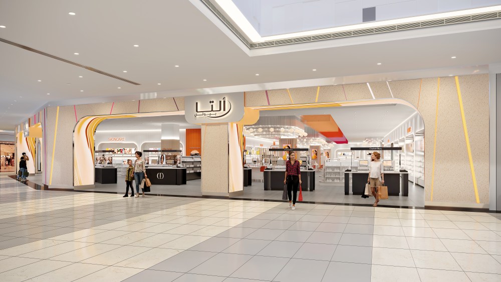 A rendering of Ulta Beauty in the Middle East.