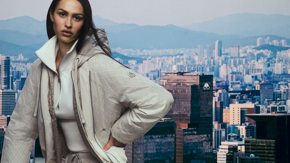 Amelia Gray stars in fall Moose Knuckles campaign