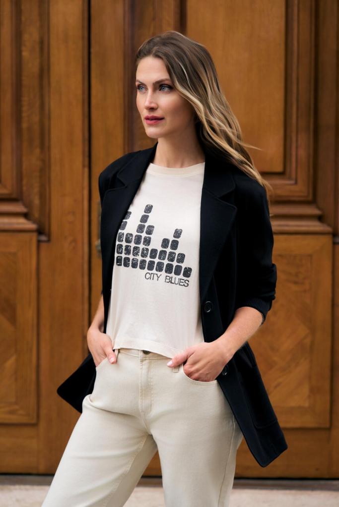 model in a fall look from City Blues