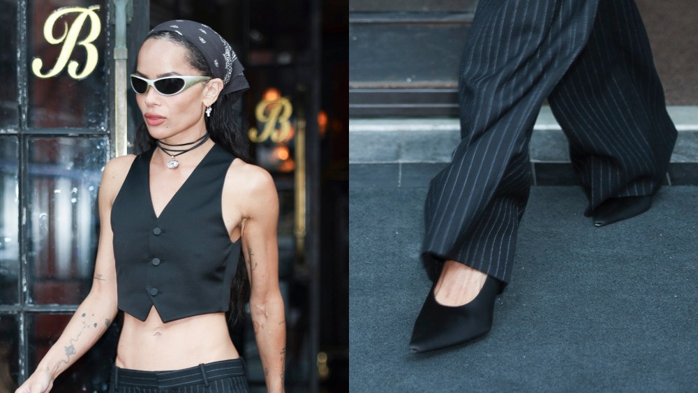 Zoë Kravitz in New York City on Aug. 11, 2025.