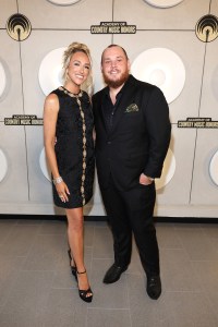 NASHVILLE, TENNESSEE - AUGUST 20: (L-R) Nicole Combs and Luke Combs attend the 18th Academy Of Country Music Honors at The Pinnacle on August 20, 2025 in Nashville, Tennessee.  (Photo by Terry Wyatt/Getty Images for ACM)