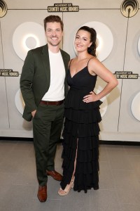 NASHVILLE, TENNESSEE - AUGUST 20: Alex Wright (L) attends the 18th Academy Of Country Music Honors at The Pinnacle on August 20, 2025 in Nashville, Tennessee.  (Photo by Terry Wyatt/Getty Images for ACM)