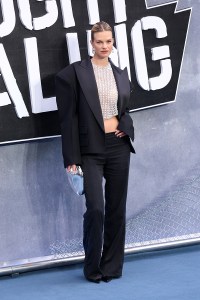 LONDON, ENGLAND - AUGUST 19: Nadine Leopold attends the "Caught Stealing" UK Gala Screening at Odeon Luxe Leicester Square on August 19, 2025 in London, England. (Photo by Lia Toby/Getty Images)