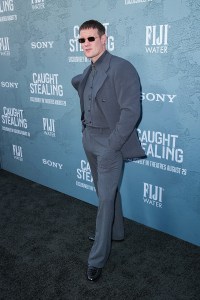 Matt Smith at the Columbia Pictures "Caught Stealing" New York Premiere held at Regal Union Square on August 26, 2025 in New York, New York.