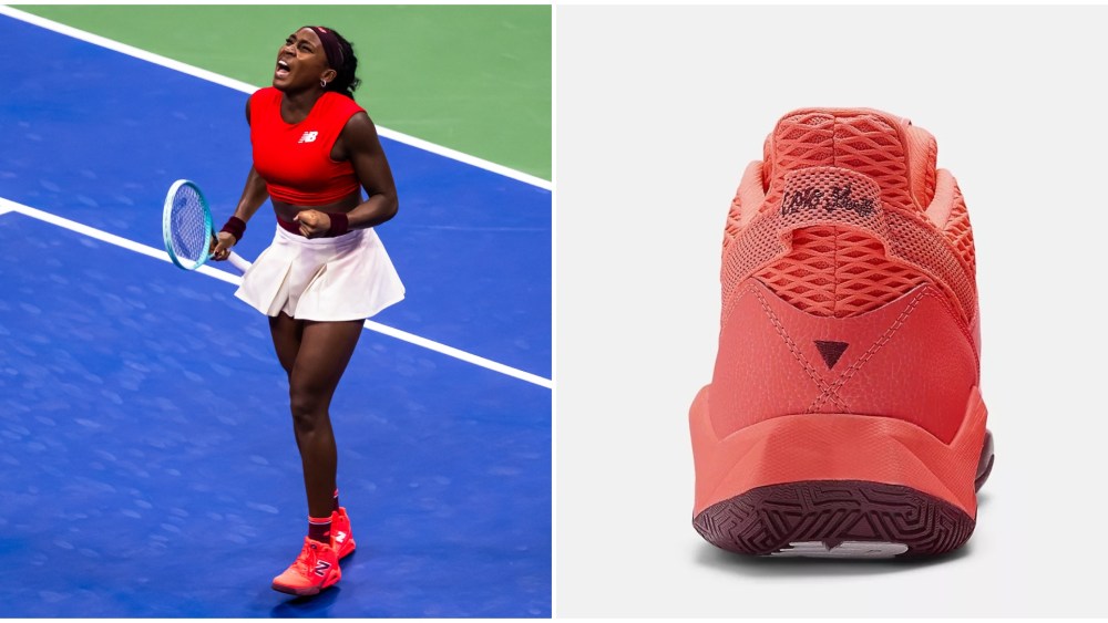 Coco Gauff, New Balance sneakers