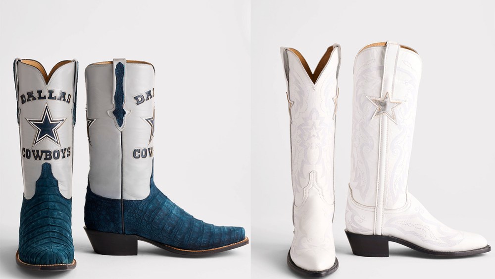 Lucchese, Dallas Cowboys, boots, cowboy boots, western boots, football, NFL, shoes, collaboration