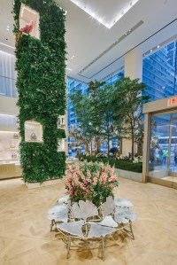 Inside the new Dior 57th St.store in New York.