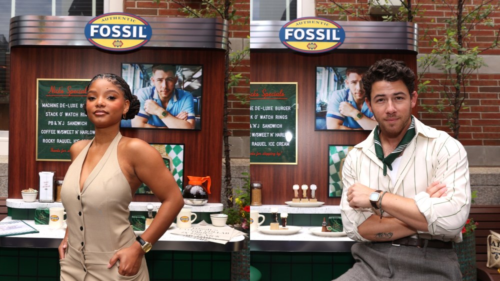 Celebs at the Nick Jonas x Fossil dinner.