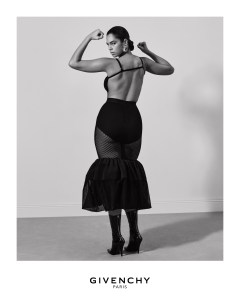 Emeline Hoareau in Givenchy's new Fall 2025 Campaign.