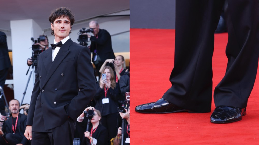 Jacob Elordi hit the red carpet at the Venice Film Festival 2025 in Bottega Veneta flats.