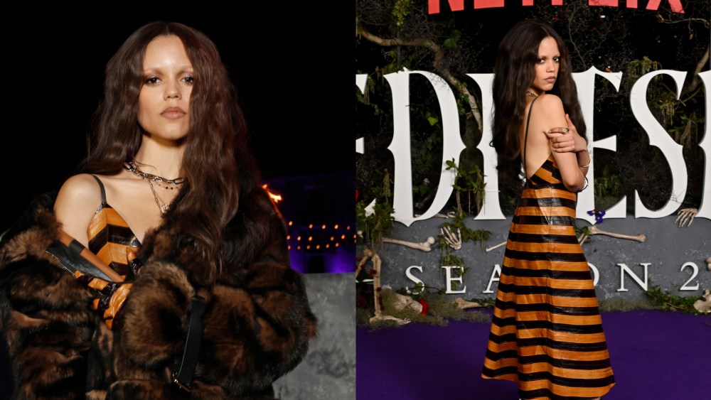 Jenna Ortega attends the Wednesday Season Two, Part 2 'Wednesday Island Fan Event' on Aug. 16, 2025 in Sydney.
