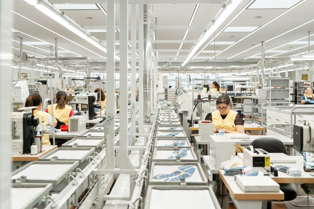 Louis Vuitton Shoe Factory photographed for Footwear News at the Louis Vuitton Shoe Factory on July 17, 2025 in Venice, Italy.