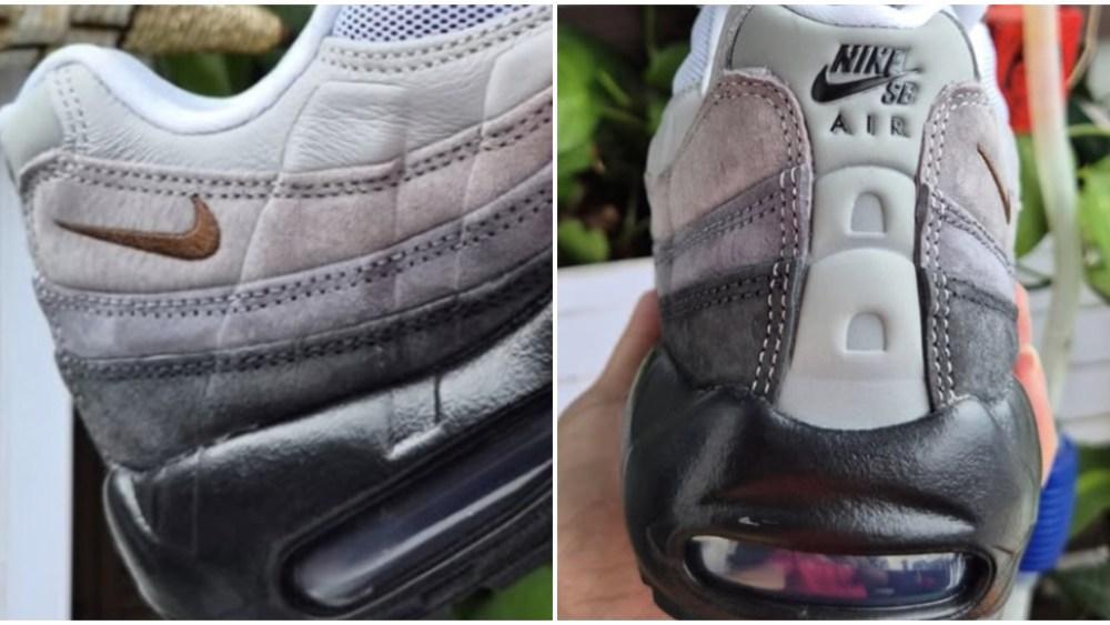 Nike SB x Air Max 95 Cacao Wow sneaker details
