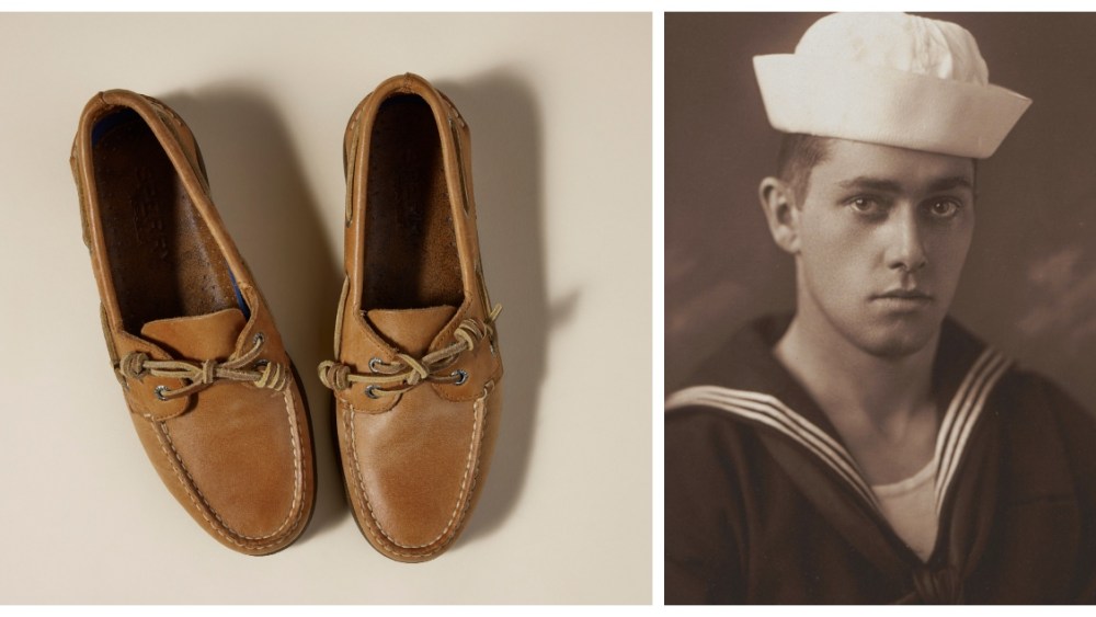 Sperry Authentic Original boat shoes; a young Paul A. Sperry
