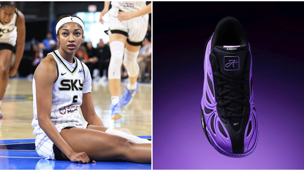 Angel Reese, Reebok sneakers